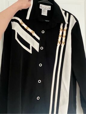 Vintage Saint Germain Chain Blouse